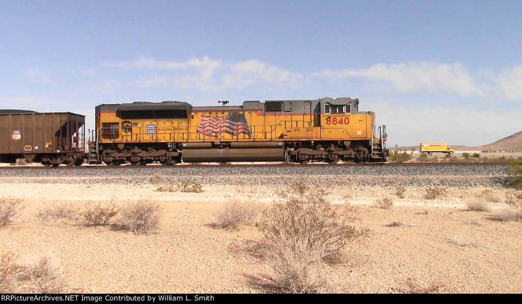 WB Unit Loaded Coal Frt at Erie NV W-Pshr -94